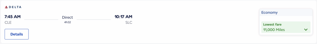 Cleveland- Salt Lake City in 2026. 